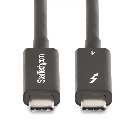 StarTech.com A40G2MB-TB4-CABLE cable Thunderbolt 2 m 40 Gbit/s Negro