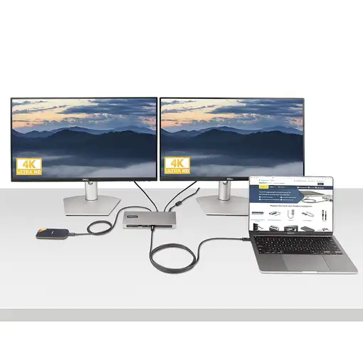 StarTech.com A40G2MB-TB4-CABLE cable Thunderbolt 2 m 40 Gbit/s Negro