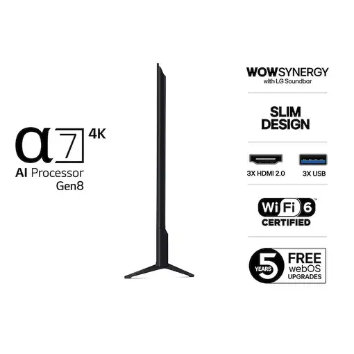 Televisor LED 86" 4K Ultra HD Azul Smart 86UA74006LB LG