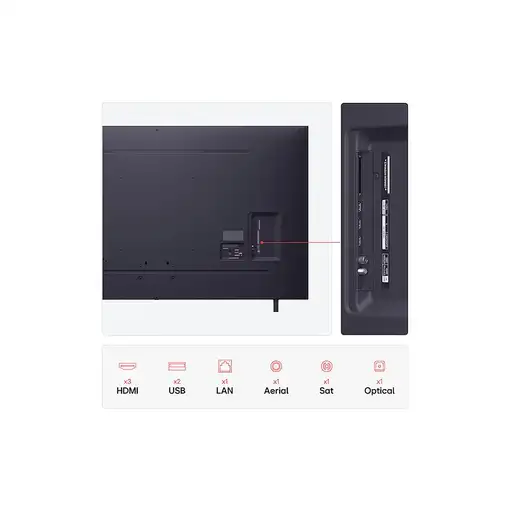 Televisor LED 75" 4K Ultra HD Azul Smart 75UA74006LB LG