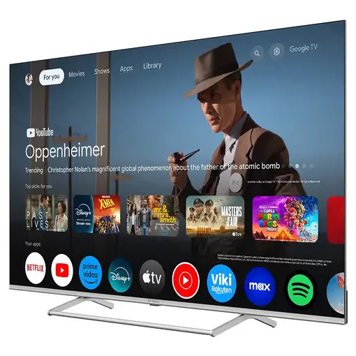 Televisor QLED 65'' 4K Ultra HD Metálico Smart SRT65UG8773C STRONG