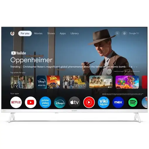 Televisor LED 32'' HD Blanco Smart 32HF2265EW SHARP