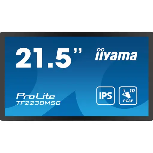 iiyama TF2238MSC-B1 pantalla para PC 53,3 cm (21'') 1920 x 1080 Pixeles Full HD LED
