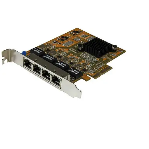 StarTech.com Tarjeta de Red PCI Express Ethernet Gigabit con 4 Puertos RJ45