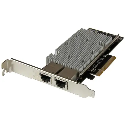 StarTech.com Tarjeta Adaptador de Red PCI Express Ethernet 10GBase-T con 2 Puertos
