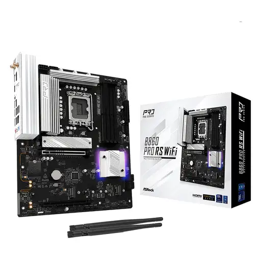 Asrock B860 Pro RS WiFi Intel B860 LGA 1851 (Socket V1) ATX