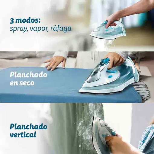 Plancha a vapor 3200 W Azul PL-3200MAXTOP GRUNKEL