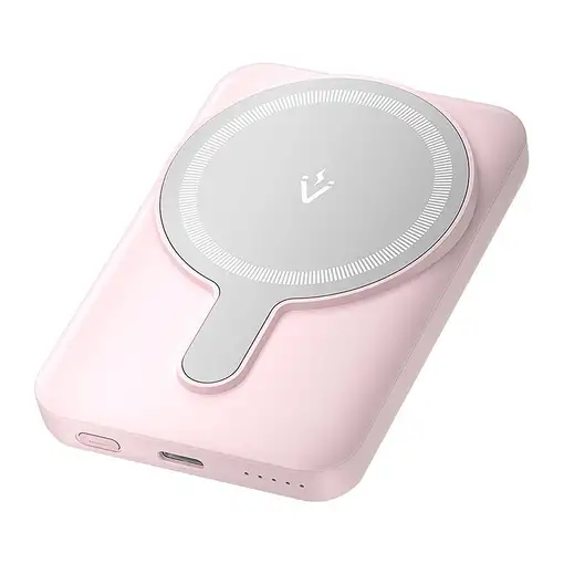 Vention FHSP0 batería externa 5000 mAh Cargador inalámbrico Rosa