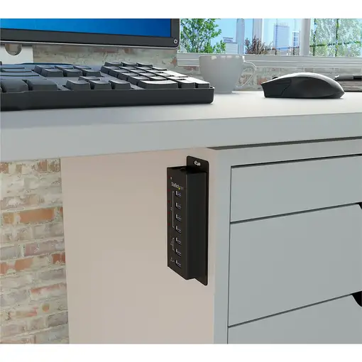 StarTech.com Hub Concentrador USB 3.0 (5Gbps) de 4 Puertos y 3 Puertos de Carga