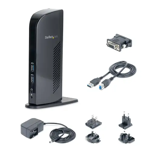 StarTech.com Docking Station USB 3.0 de 2 Monitores para Portátil - HDMI y DVI/VGA