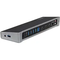 StarTech.com Docking Station USB 3.0 2x DisplayPort y HDMI 4K para 3 Monitores - H