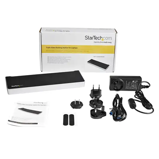StarTech.com Docking Station USB 3.0 2x DisplayPort y HDMI 4K para 3 Monitores - H