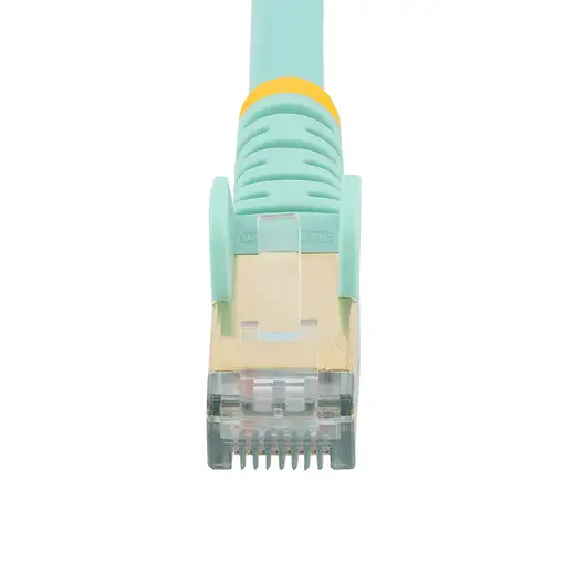 StarTech.com Cable de 10m de Red Ethernet CAT6a Aqua RJ45 STP