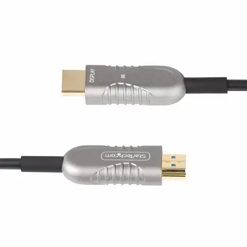 StarTech.com Cable HDMI 2.1 Híbrido Activo Óptico AOC de 15,2m - CMP Plenum