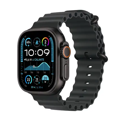 Apple Watch Ultra 2 OLED 49 mm Digital 410 x 502 Pixeles Pantalla táctil 4G Negro