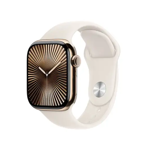 Apple Watch Series 10 OLED 42 mm Digital 374 x 446 Pixeles Pantalla táctil 4G Oro