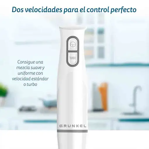 Batidora de mano blanca, 600 W, MP-600EASY GRUNKEL