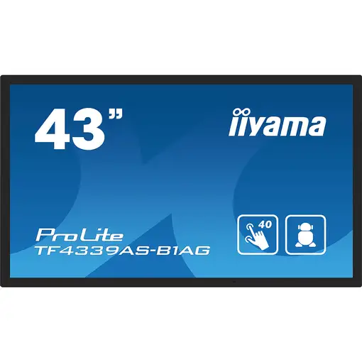iiyama TF4339AS-B1AG pantalla para PC 108 cm (42.5'') 3840 x 2160 Pixeles 4K Ultra