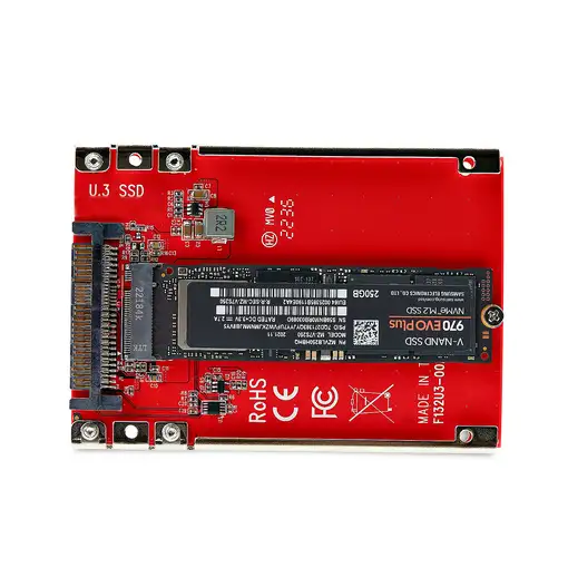 StarTech.com Adaptador M.2 a U.3 para SSDs M.2 NVMe - Conversor Adaptador de Host
