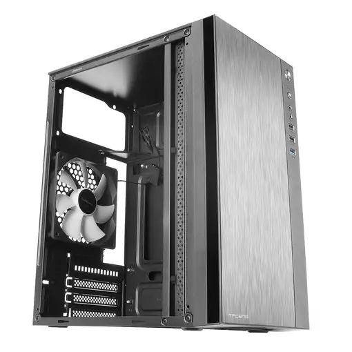 Tacens Anima ACX, Caja Mini Torre Micro ATX, Frontal Aluminio Pulido, Ventilador 1