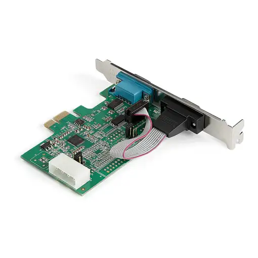 StarTech.com Tarjeta PCI Express Adaptadora de 2 Puertos Serie RS232