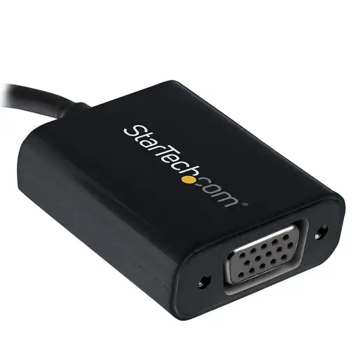 StarTech.com Adaptador USB C a VGA - Negro - 1080p - Convertidor de Vídeo