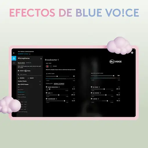 Blue Microphones Yeti Aurora Collection Blanco Micrófono de superficie para mesa