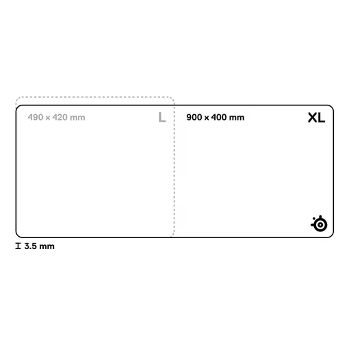 Steelseries 63433 alfombrilla para ratón Alfombrilla de ratón para juegos Negro