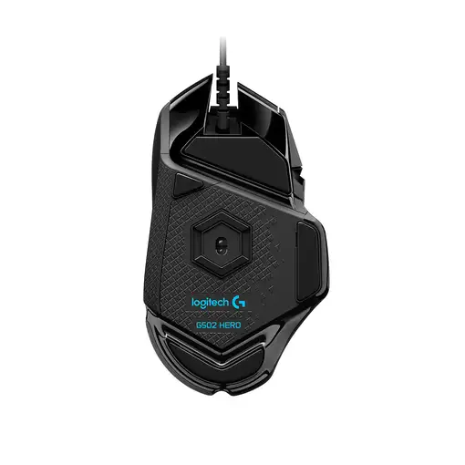 Ratón Gaming Logitech G502 Hero/ Hasta 25600 DPI/ Negro