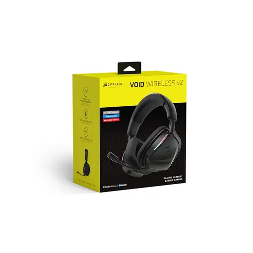 Corsair VOID WIRELESS v2 Auriculares Inalámbrico y alámbrico Diadema Juego USB Tip