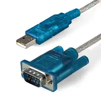 StarTech.com Cable Adaptador 0,9m USB a Puerto Serie Serial RS232 DB9 PC Mac Linux