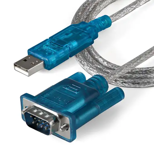 StarTech.com Cable Adaptador 0,9m USB a Puerto Serie Serial RS232 DB9 PC Mac Linux