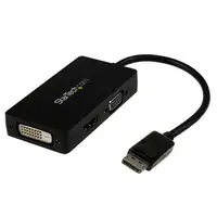 StarTech.com Adaptador Conversor DisplayPort a VGA DVI o HDMI - Convertidor A/V 3