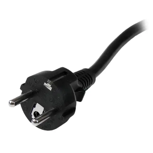 StarTech.com Cable de 2m de Alimentación de Ordenador, 16AWG, EU Schuko a C19, 16A
