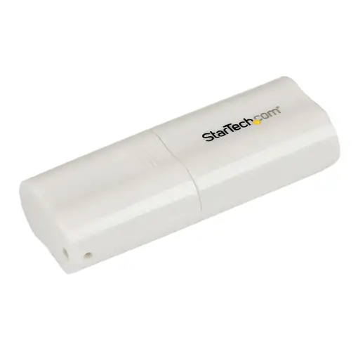 StarTech.com Tarjeta de Sonido Estéreo USB Externa Adaptador Conversor - Blanco