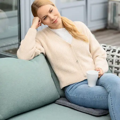 Manta eléctrica 6.35W gris x40 cm 60276 MEDISANA