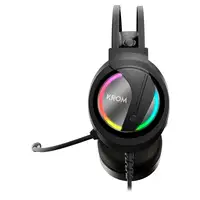 Krom Kappa Auriculares Alámbrico Diadema Juego Negro