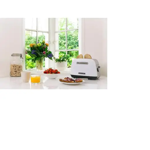 KitchenAid 5KMT2115EWH 5 2 rebanada(s) 1100 W Acero inoxidable, Blanco