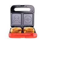 Uncanny Brands PPPOKPK1IB sandwichera Negro, Rojo
