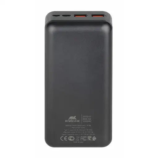 Rivacase VA2103 batería externa 30000 mAh Negro