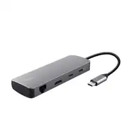 Trust 25672 hub de interfaz USB Tipo C Gris