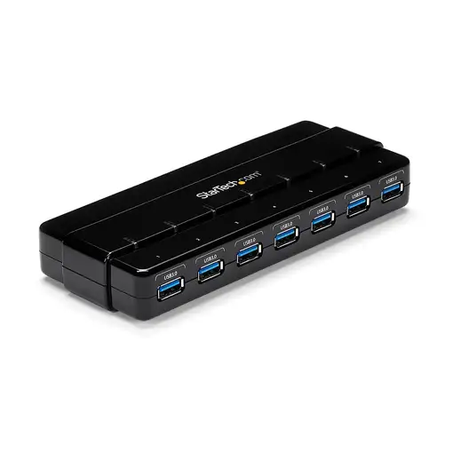 StarTech.com Concentrador Ladrón USB 3.0 de 7 Puertos - 5Gbps - Hub de Sobremesa