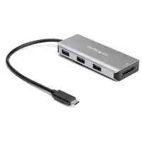 StarTech.com Hub Ladrón USB-C de 3 Puertos 10Gbps y Lector de Tarjetas de Memoria
