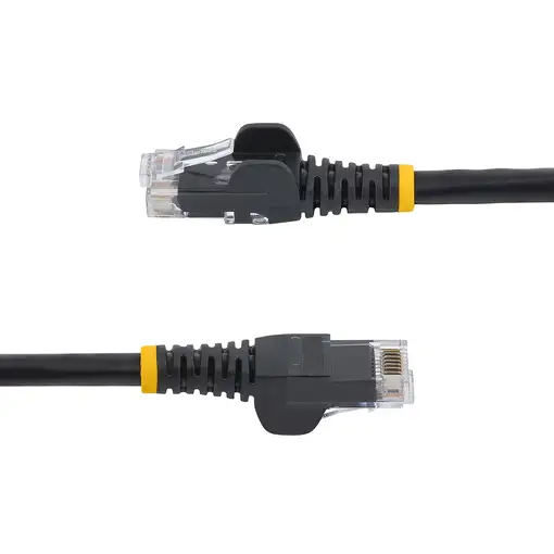 StarTech.com Cable de Red de 10m Negro Cat5e Ethernet RJ45 sin Enganches