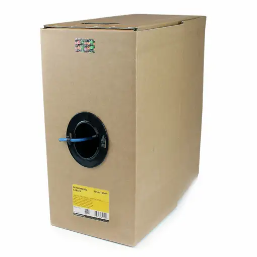 StarTech.com Bobina de Cable de Red Ethernet Cat6 a Granel - 304,8m - Sólido - CMR