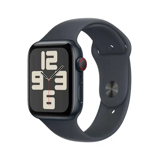 Apple Watch SE OLED 44 mm Digital 368 x 448 Pixeles Pantalla táctil 4G Negro Wifi