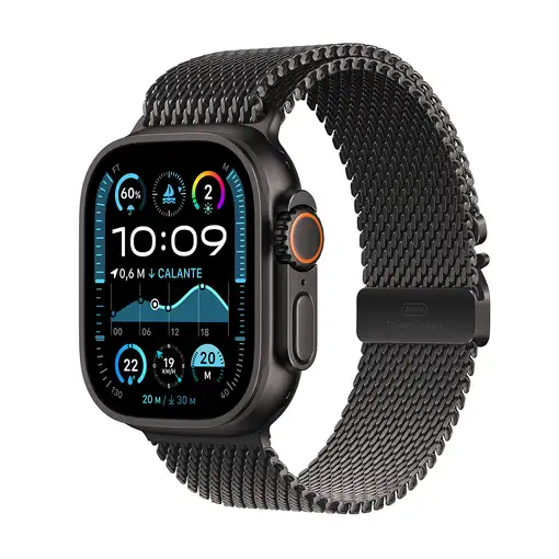 Apple Watch Ultra 2 OLED 49 mm Digital 410 x 502 Pixeles Pantalla táctil 4G Negro