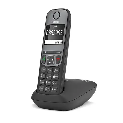 Gigaset AS690 Teléfono DECT/analógico Identificador de llamadas Negro, Gris