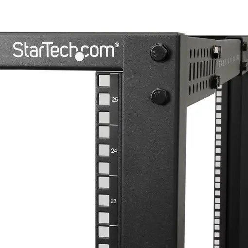 StarTech.com Rack 25U Móvil de Marco Abierto de 4 Columnas para Servidores - Rack