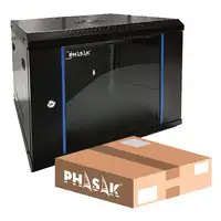 Phasak PHO 2212D armario rack 12U Bastidor de pared Negro